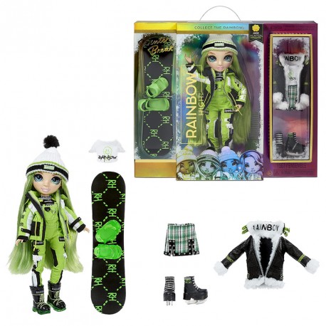 RAINBOW HIGH WINTER BREAK FASHION DOLL JADE HUNTER (GREEN)