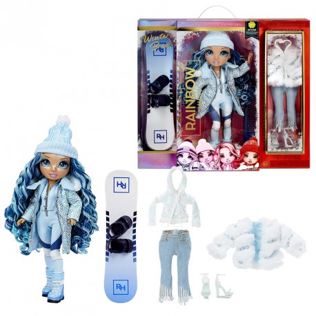 RAINBOW HIGH WINTER BREAK FASHION DOLL SKYLER BRADSHAW (BLUE)