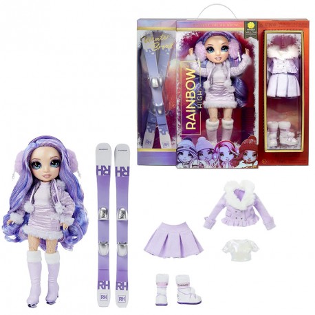 RAINBOW HIGH WINTER BREAK FASHION DOLL VIOLET WILLOW (PURPLE)