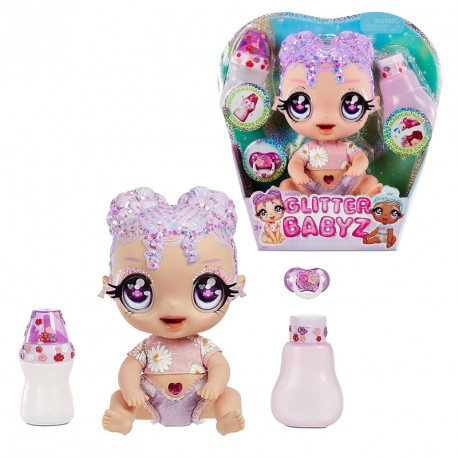 GLITTER BABYZ DOLL LILA WILDBLOOM (LAVENDER/FLOWER)