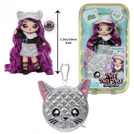 NA NA NA SURPRISE 2 IN 1 POM DOLL GLAM SERIES CHRISSY DIAMOND