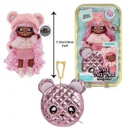 NA NA NA SURPRISE 2 IN 1 POM DOLL GLAM SERIES CALI GRIZZLY