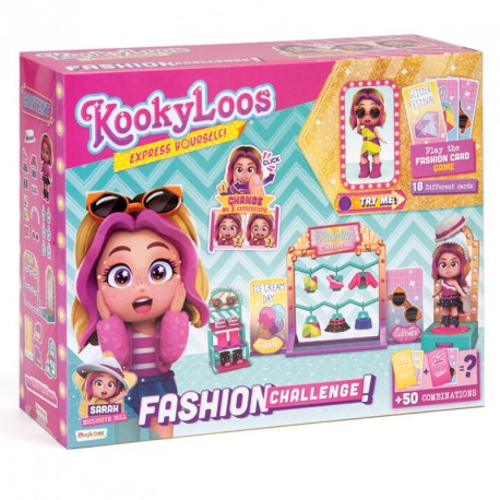 KOOKYLOOS S PLAYSET FASHION CHALLENGE 1X4