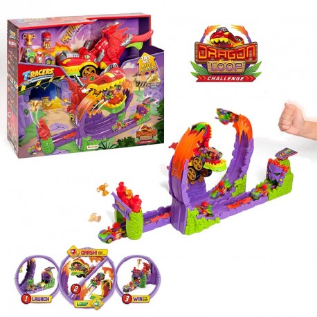 T-RACERS S PLAYSET 1X2 DRAGON LOOP