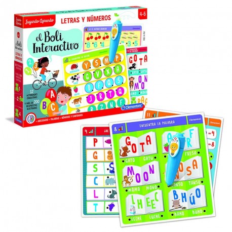 BOLI INTERACTIVO LETRAS Y NUMEROS