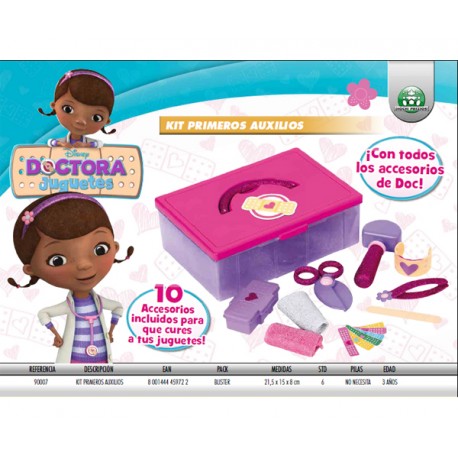 DOCTORA JUGUETES KIT PRIMEROS AUXILIOS