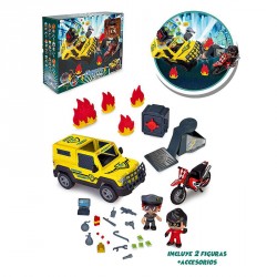 PINYPON ACTION ATRACO AL FURGON