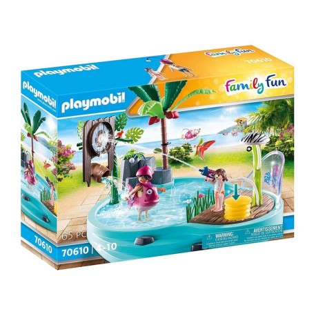 FAMILY FUN PISCINA DIVERTIDA CON ROCIADOR DE AGUA