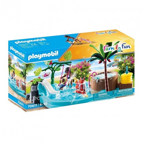FAMILY FUN PISCINA INFANTIL CON BAÑERA HIDROMASAJE