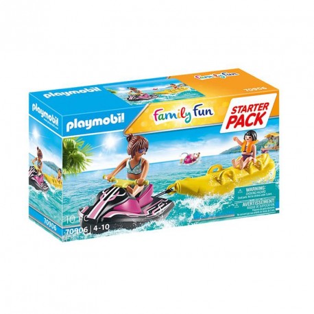 FAMILY FUN STARTER PACK MOTO DE AGUA CON BOTE BANANA