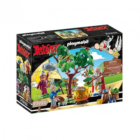 ASTERIX PANORAMIX CON EL CALDERO DE LA POCION