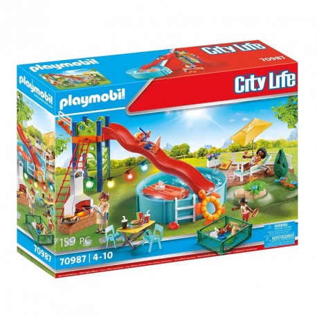 CITY LIFE FIESTA EN LA PISCINA CON TOBOGAN