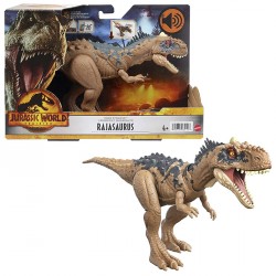 JURASSIC WORLD RAJASAURUS RUGE Y GOLPEA JW3