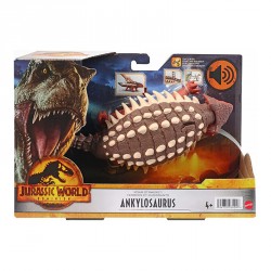 JURASSIC WORLD ANKYLOSAURUS RUGE Y GOLPEA