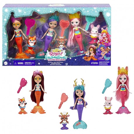 ENCHANTIMALS PACK 3 SIRENAS