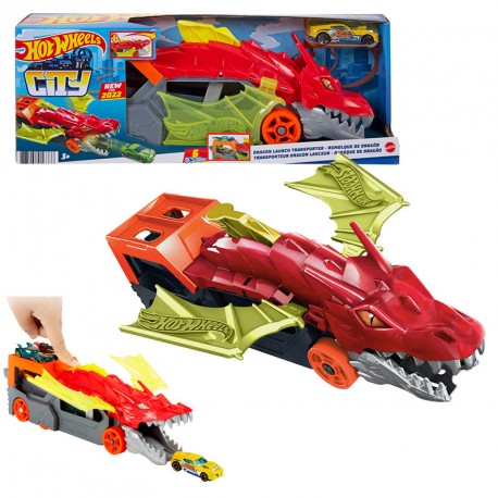 HOTWHEELS CAMION LANZADOR DRAGON