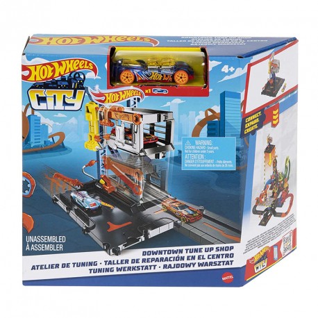 HOTWHEELS CITY TALLER MECANICO DE COCHES