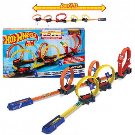 HOTWHEELS TRACK BUILDER CARRERA MULTI LOOPINGS