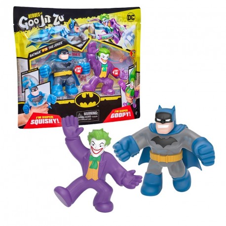 GOO JIT ZU PACK DE 2 FIGURA DC HEROES BATMAN VS JOKER