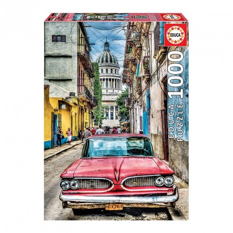 PUZZLE 1000P COCHE EN LA HABANA