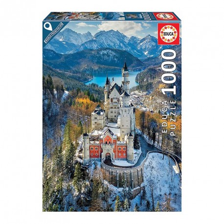 PUZZLE 1000P CASTILLO DE NEUSCHWANSTEIN DESDE EL AIRE