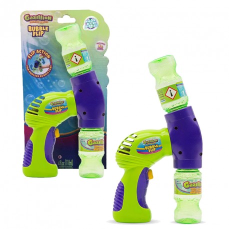 BUBBLE FLIP PISTOLA POMPAS +SOLUCION 118 ml.