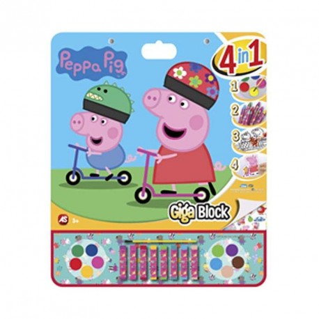 GIGA BLOCK PEPPA PIG 4 EN 1