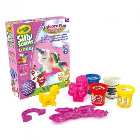 PLASTILINA OLOROSOS PERFUMADA SET UNICORNIOS
