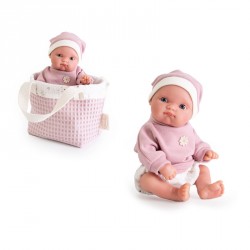 MUÑECA MUFLY CON BOLSITO DE PASEO 21 CM