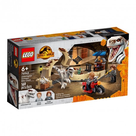 JURASSIC WORLD PERSECUCION EN MOTO DINOSAURIO ATROCIRRAPTOR