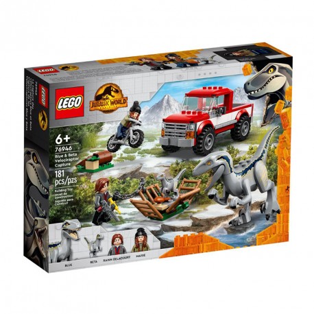 JURASSIC WORLD CAPTURA DE LOS VELOCIRRAPTORES BLUE Y BETA
