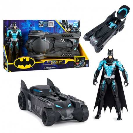 BATMAN BATMOBIL Y FIGURA DE 30 CM