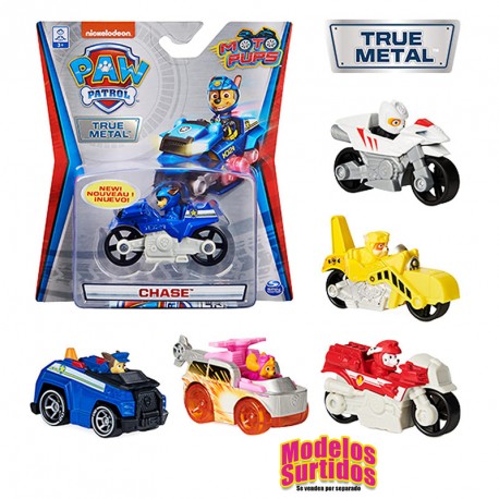 PATRULLA CANINA TRUE METAL DIE CAST VEHICULO SURTIDO 