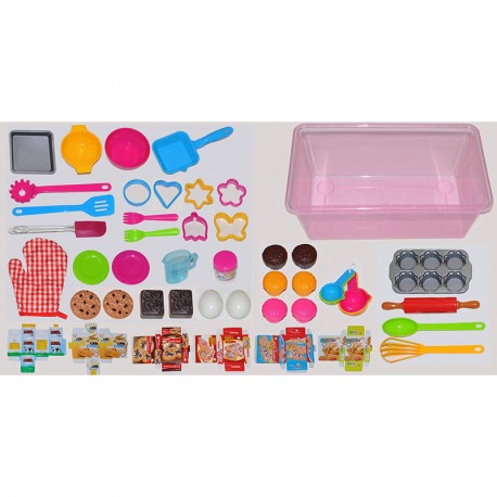 ESTUCHE 48 PZS UTENSILIOS COCINA HORNO