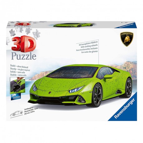 PUZZLE 3D MIDI LAMBORGHINI HURACAN EVO VERDE