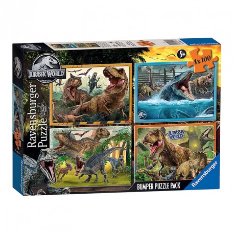 PUZZLE 4X100P JURASSIC WORLD