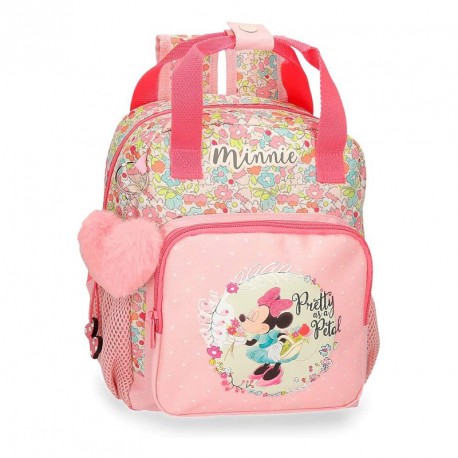 MINNIE FLORALS MOCHILA ADAPT.28 cm.