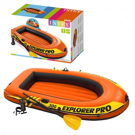 LANCHA EXPLORER PRO 300 C/REMOS Y BOMBA