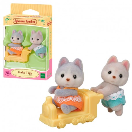 SYLVANIAN GEMELOS HUSKY