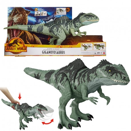 JURASSIC WORLD DOMINION STRIKE N ROAR DINOSAURIO GIGANTE