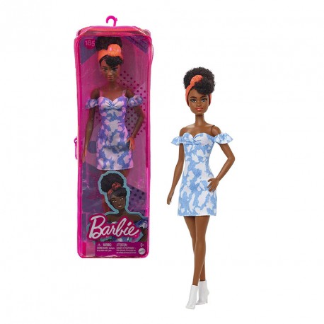 BARBIE FASHIONISTA VESTIDO VAQUERO DECOLORADO