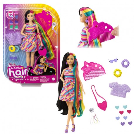 BARBIE TOTALLY HAIR PELO EXTRALARGO CORAZON