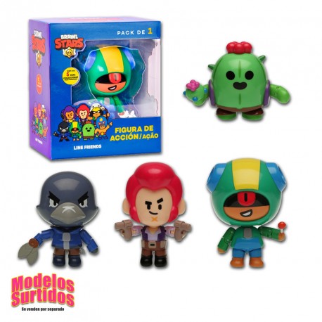 BRAWL STARS FIGURA DE ACCION PACK 1  EN CAJA SDO.