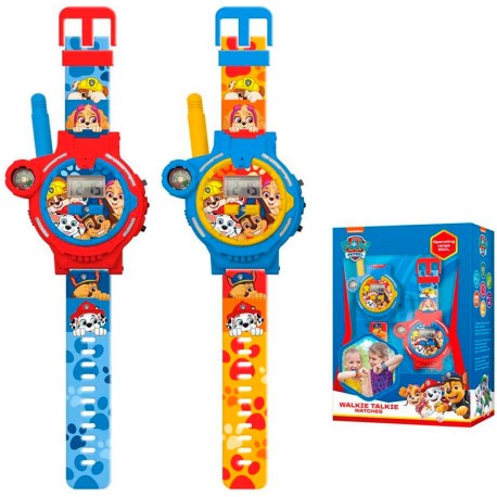 RELOJ WALKIE TALKIE 2 EN 1 PAW PATROL 