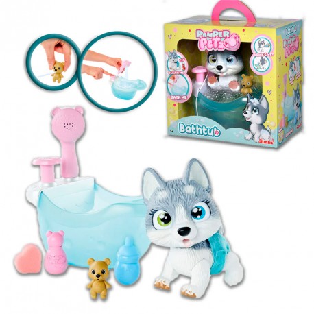 PAMPER PETZ HUSKY CON BAÑERA