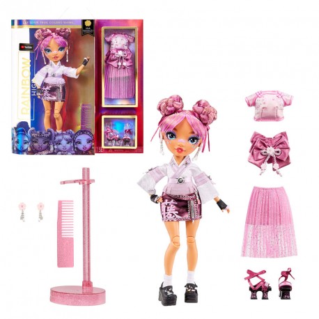 RAINBOW HIGH CORE FASHION DOLL LILA TAMAMOTO (MAUVE)