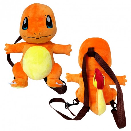 MOCHILA POKEMON CHARMANDER PELUCHE