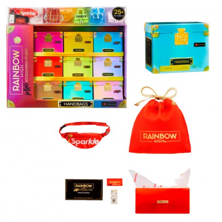 RAINBOW HIGH ACCESORIOS MODA BOLSOS PDQ