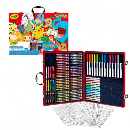 MALETIN DEL ARTISTA POKEMON 115 PIEZAS