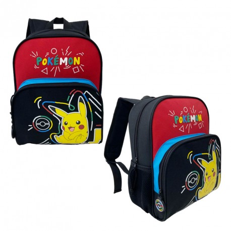 MOCHILA POKEMON COLORFUL 30 cm.